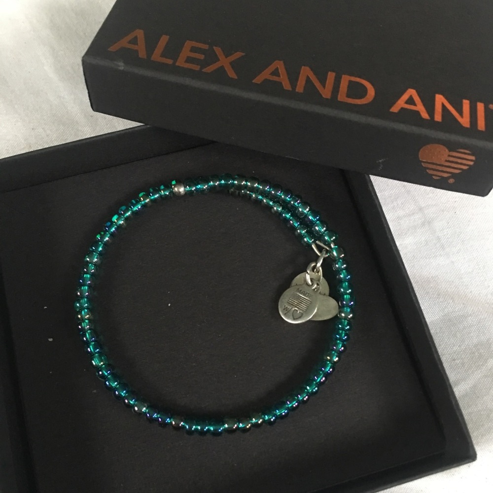 Alex and Ani Jasper Highwire Wrap RS